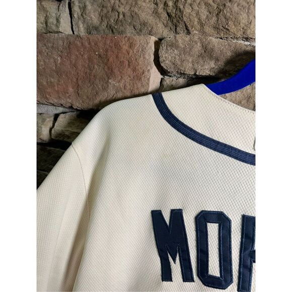 Y2K Awesome Nike Charlie Morton Atlanta Braves Embroidered Jersey Size 40 - Picture 8 of 13
